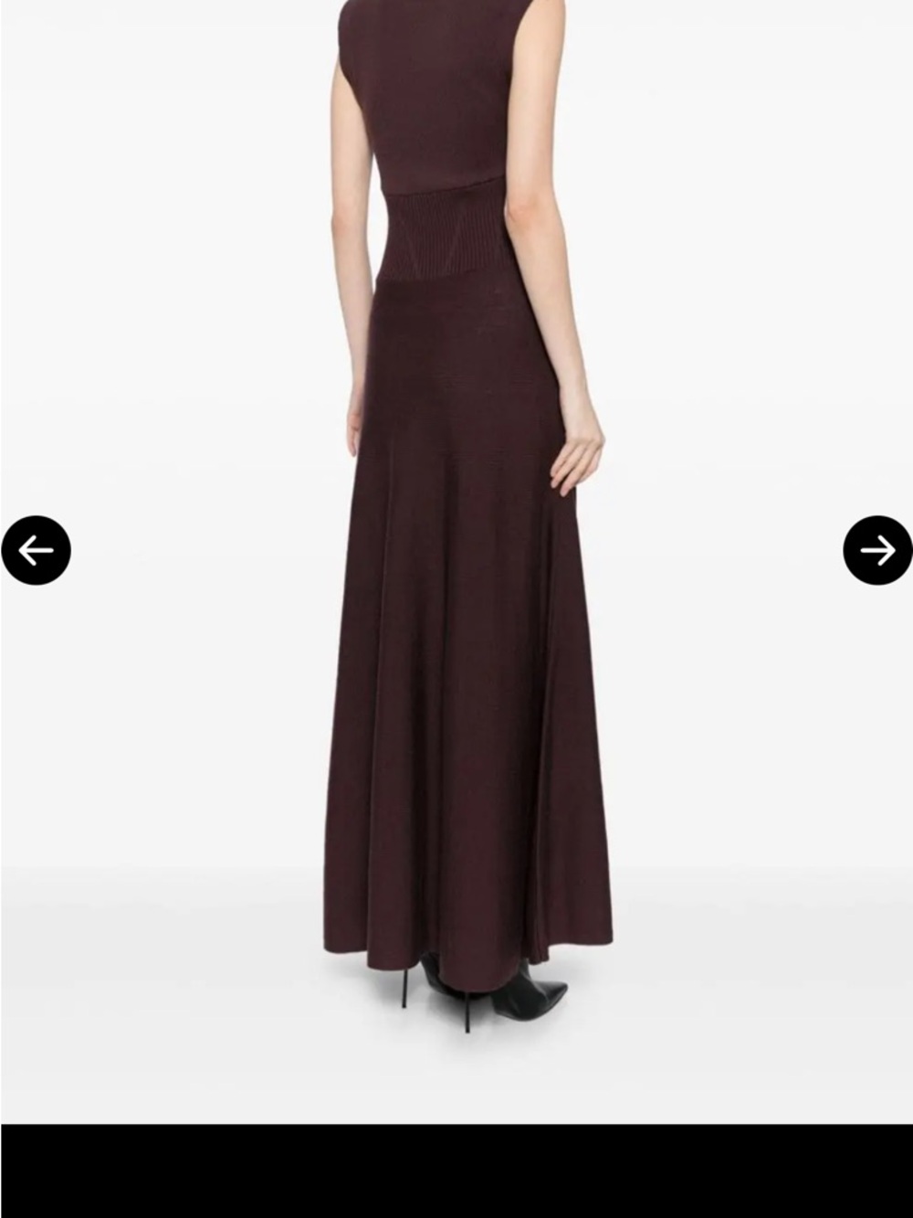 STAUD Lafayette Pink Sleeveless Turtleneck Maxi Dress - Picture 10 of 10